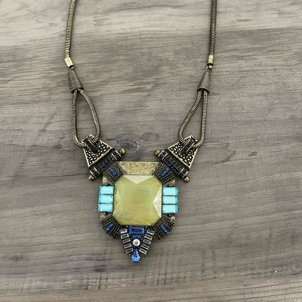 Aztec inspired Statement necklace